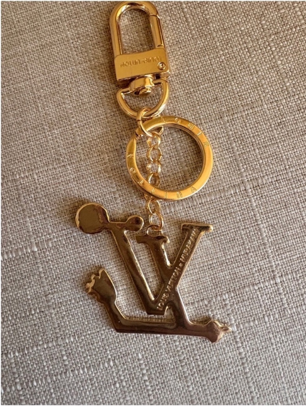Louis Vuitton Multicolor LV Charm Keychain - Picture 4 of 5